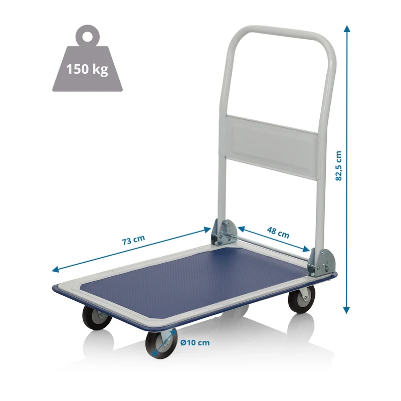 B-Ware hjh OFFICE Plattformwagen Transporthilfe Transportwagen 150kg klappbar742