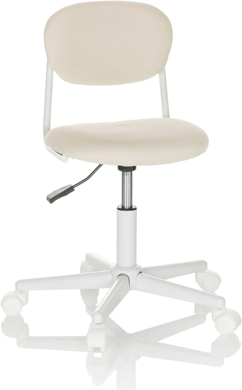 B-Ware hjh OFFICE Kinder Jugend Bürostuhl Drehstuhl Schreibtischstuhl Kiddy Base Beige