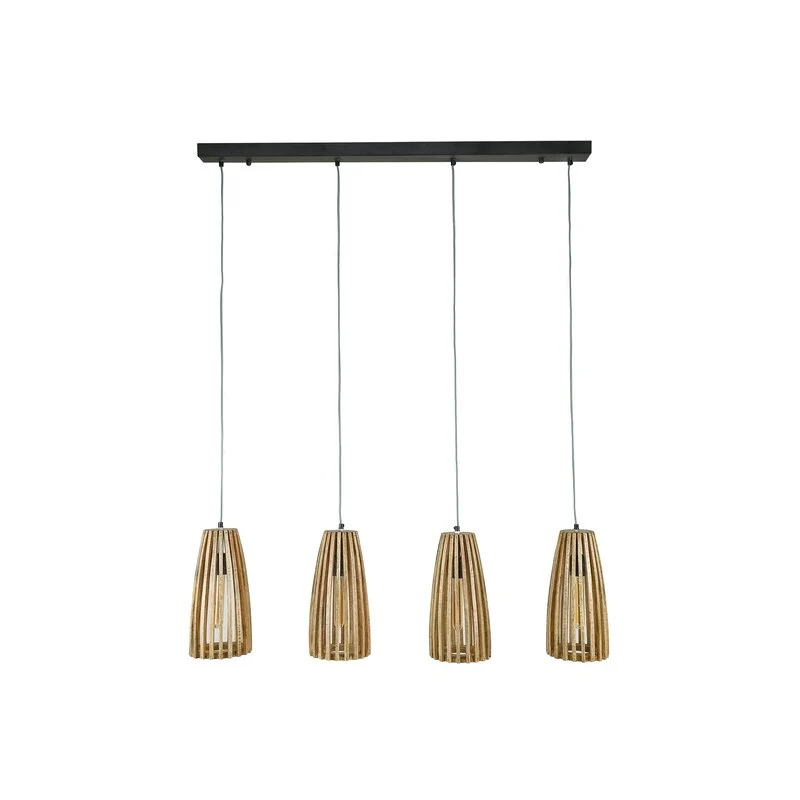 B-Ware no name Hängeleuchte Großbergen Leuchte Lampe Hängelampe aus Mangoholz