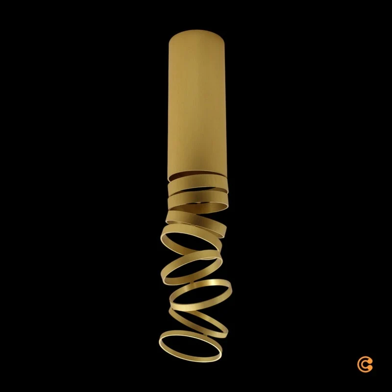 B-Ware Decomposé Deckenleuchte gold Deckenlampe Leuchte Wohnzimmerlampe E27 Deckenlampe