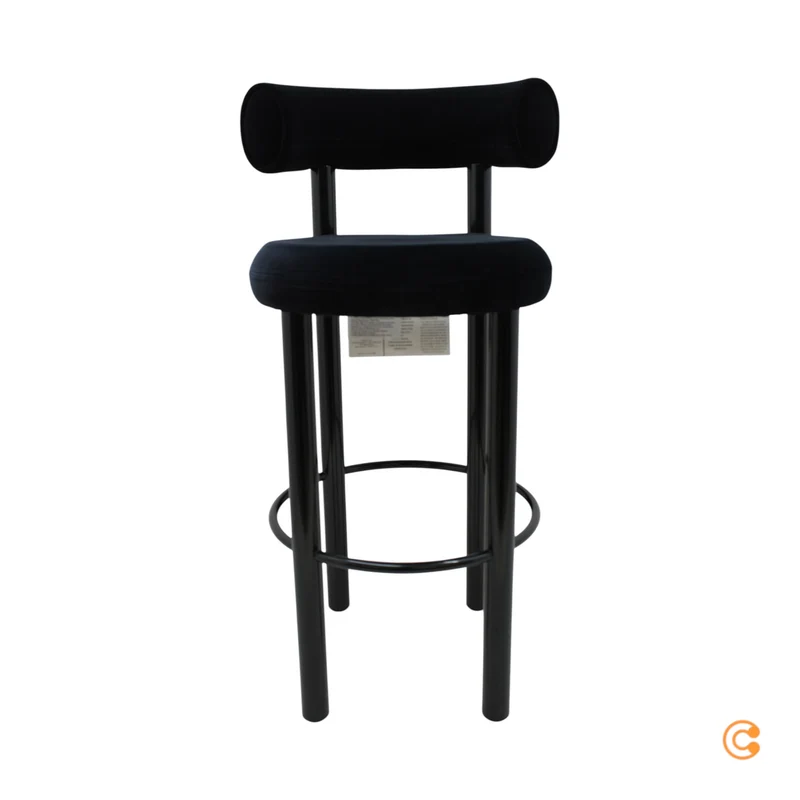 B-Ware Barhocker Hocker Tom Dixon Fat Küchenhocker Barhocker Barstuhl schwarz H75cm