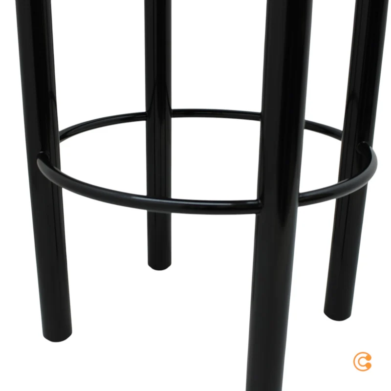 B-Ware Barhocker Hocker Tom Dixon Fat Küchenhocker Barhocker Barstuhl schwarz H75cm