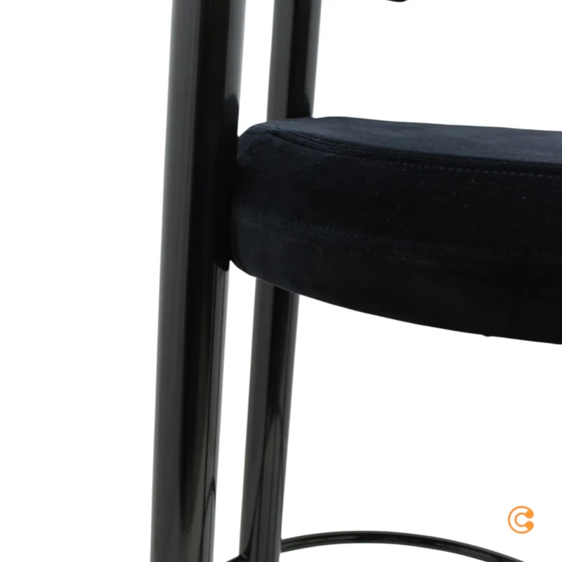 B-Ware Barhocker Hocker Tom Dixon Fat Küchenhocker Barhocker Barstuhl schwarz H75cm