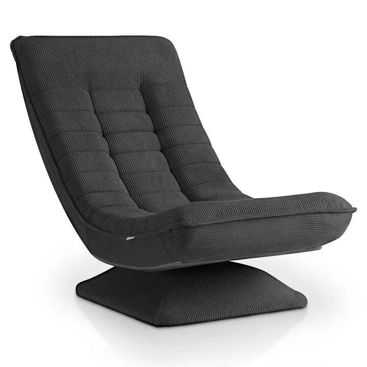 B-Ware Relaxsessel Korsika ergonomisch 360° drehbar grau mit 5-lagiger Polsterung