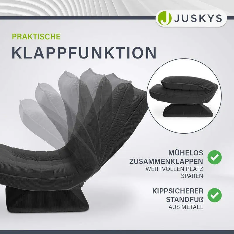 B-Ware Relaxsessel Korsika ergonomisch 360° drehbar grau mit 5-lagiger Polsterung