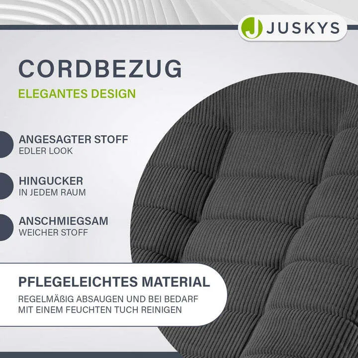 B-Ware Relaxsessel Korsika ergonomisch 360° drehbar grau mit 5-lagiger Polsterung