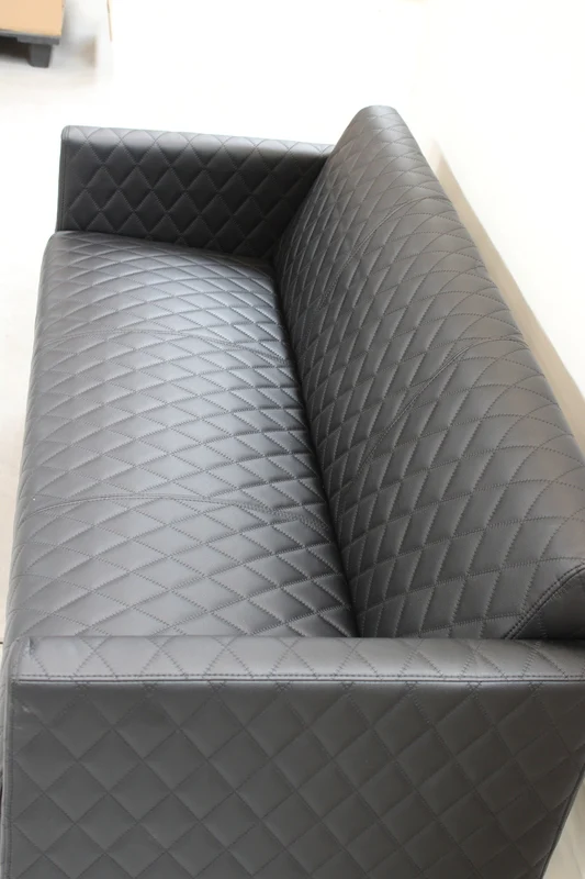 D-Ware Hjh Office Loungesofa ARUBA STEP Gestell lichtgrau Kunstleder SIEHE TEXT/FOTO