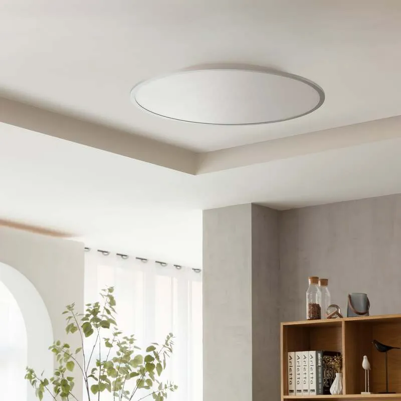 B-Ware Lindby Deckenlampe Deckenleuchte LED Lampe Narima silber Fernbedienung dimm222
