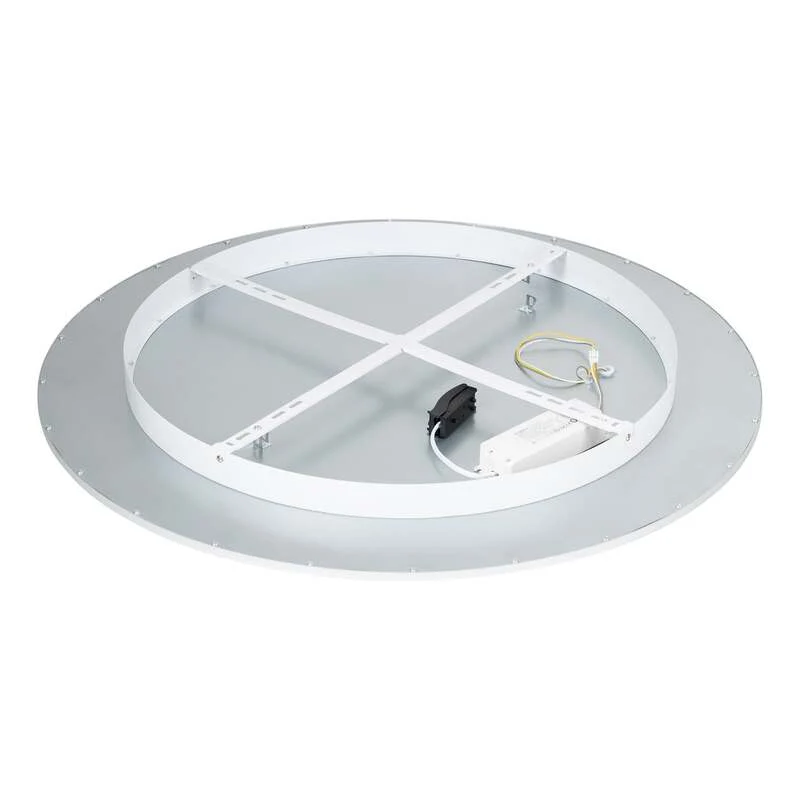 B-Ware Lindby Deckenlampe Deckenleuchte LED Lampe Narima silber Fernbedienung dimm222