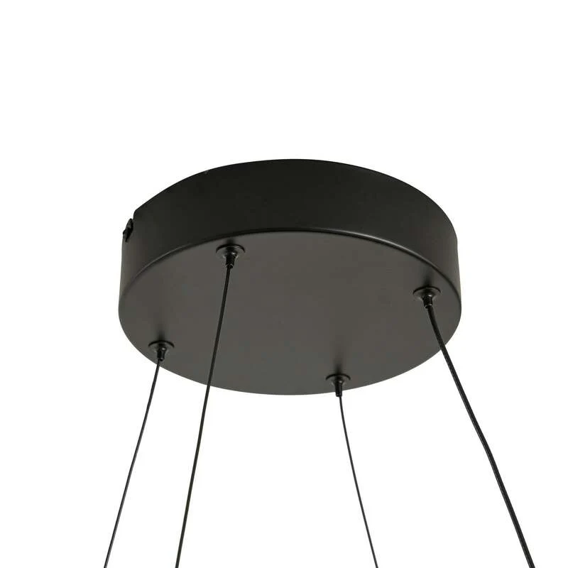 B-Ware Lucande LED Hängeleuchte Pendelleuchte Beleuchtung schwarz dimmbar 100cm