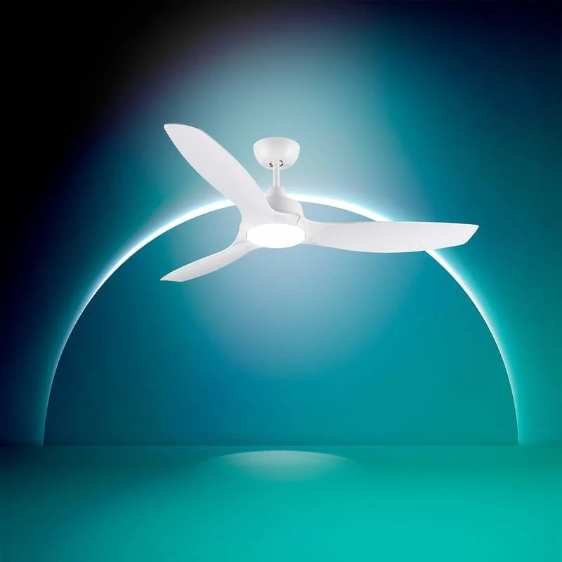 B-Ware Philips Deckenventilator Fixed Ø132cm weiß CCT Lampe dimmbar mit Fernbedienung