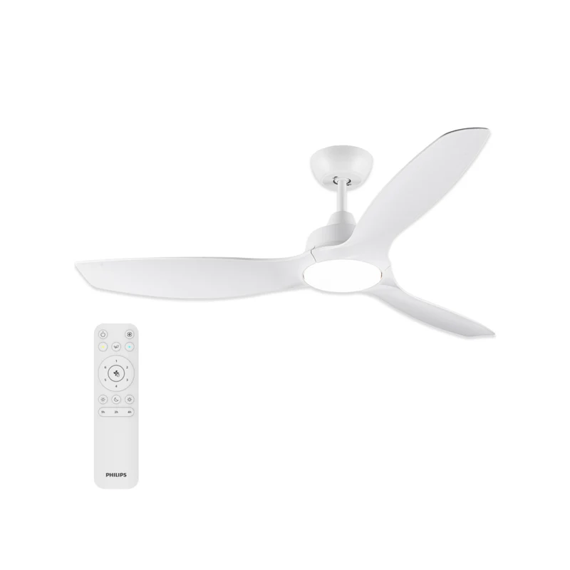 B-Ware Philips Deckenventilator Fixed Ø132cm weiß CCT Lampe dimmbar mit Fernbedienung