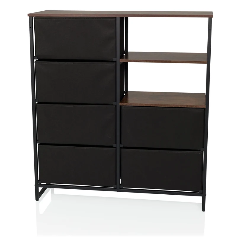 B-Ware hjh LIVING RAGALA - Kommode Sideboard Schubladenkommode Möbel Räuchereiche
