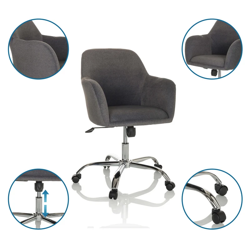 B-Ware hjh OFFICE SOLAO 300 Bürostuhl Drehstuhl Schalenstuhl Schreibtischstuhl Stuhl