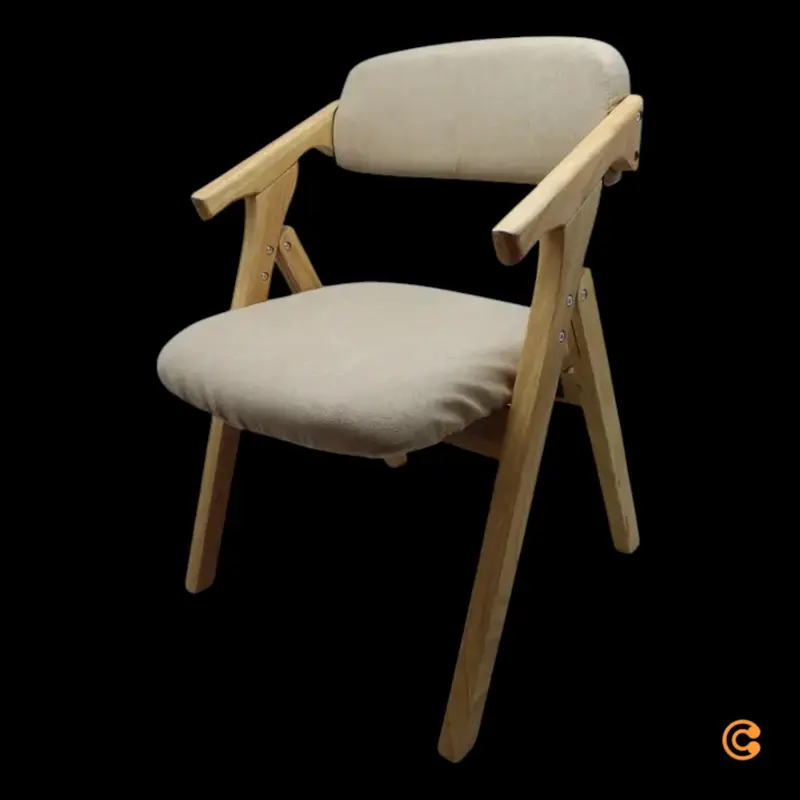 B-Ware hjh OFFICE Besucherstuhl Klappstuhl SCANDIO Holzrahmen Beige Stoff