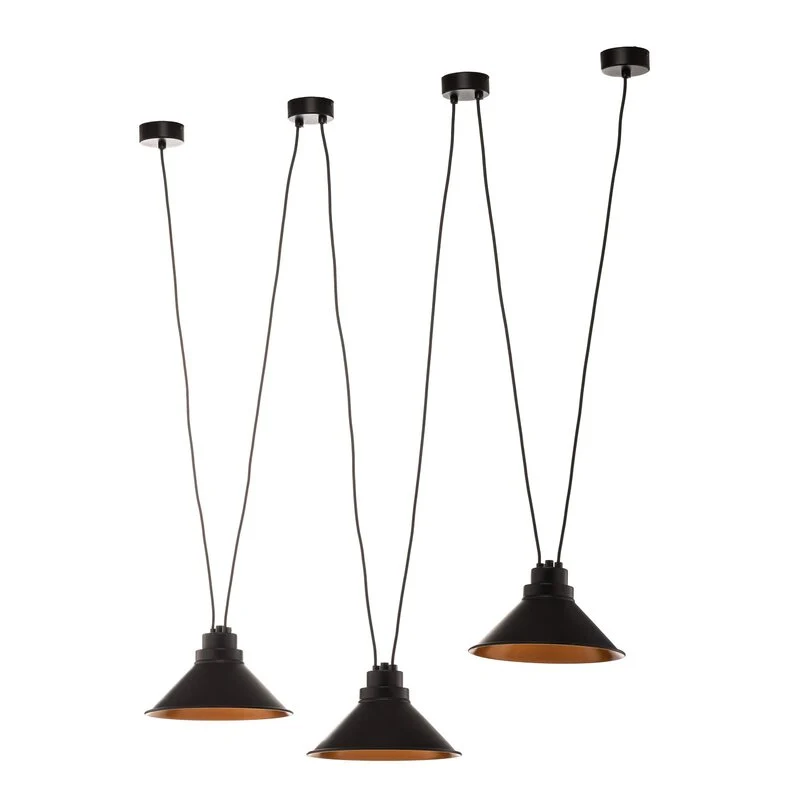B-Ware Nowodvorski-Lighting Hängelampe Perm III schwarz variabel montierbar Lampe Spot