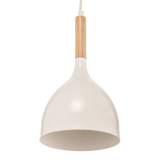 B-Ware Euluna Hängeleuchte Noak Hängelampe Leuchte Lampe 4-flg. lang weiß Holz natur