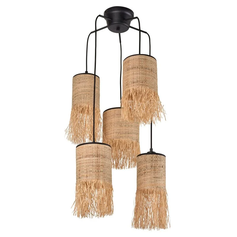 B-Ware MARKET SET Formentera Hängelampe 5-flammig Rondell Deckenlampe Lampe Leuchte