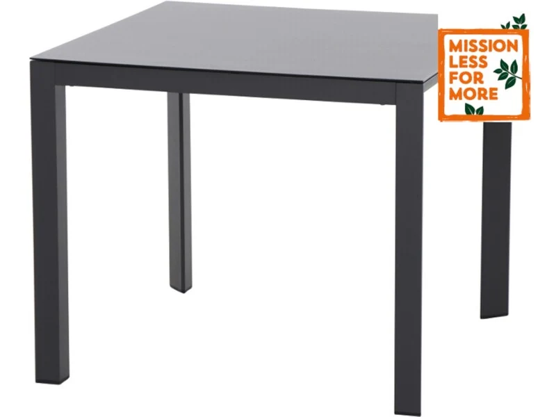B-Ware Siena Garden Gartentisch Terrassentisch quadratisch anthrazit 90x160cm leicht