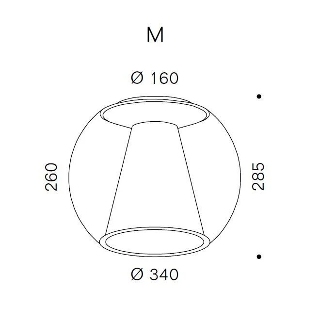 B-Ware SE DRAFT Deckenleuchte Pendelleuchte Glas Braun Reflektor Lampe Licht