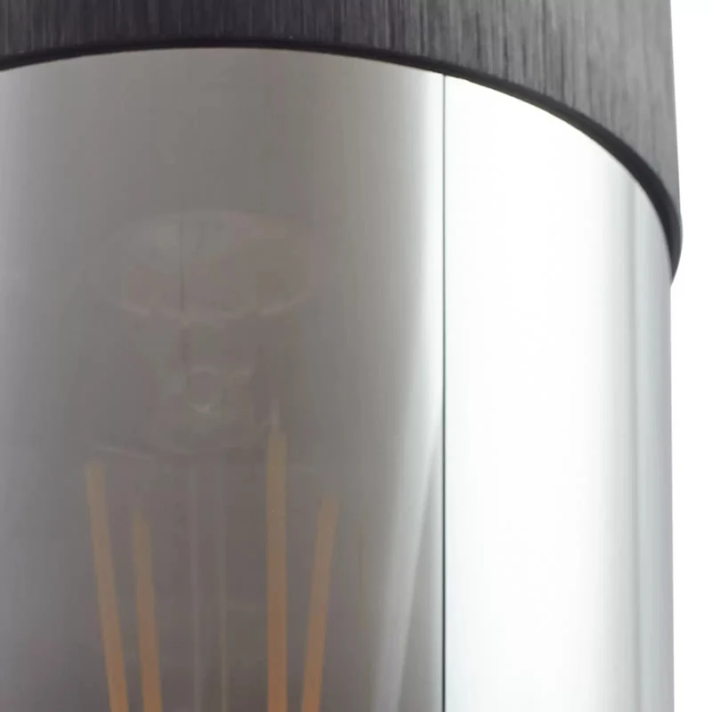 B-Ware Lindby Hängeleuchte Svante Hängelampe Deckenleuchte Lampe 4-flg schwarz Glas 85