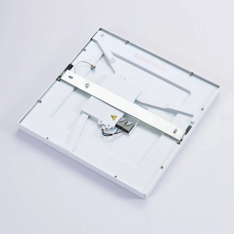 B-Ware Arcchio Deckenleuchte Lampe LED silber Solvie Leuchte eckig 30 x 30 cm Kunststof