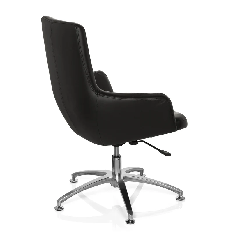 B-Ware hjh OFFICE Loungesessel Stuhl Bürostuhl Kunstleder schwarz SIEHE TEXT/FOTO