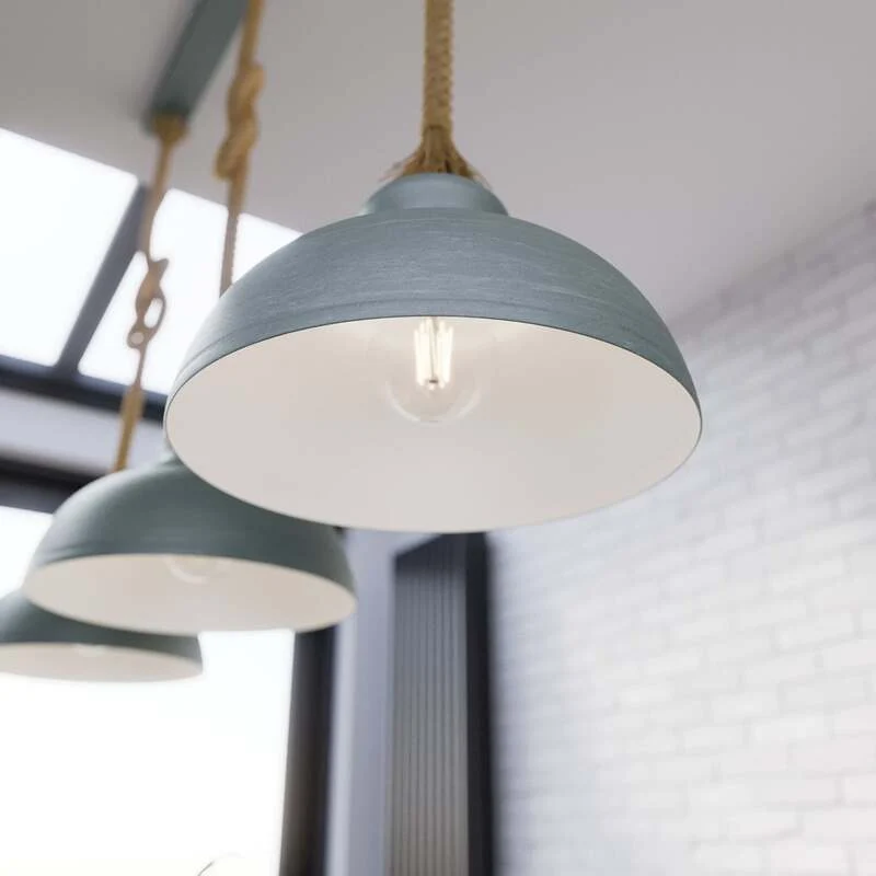 B-Ware Lindby Chaby Hängeleuchte Hängelampe Lampen Leuchten 3-flammig E 27 beton grau
