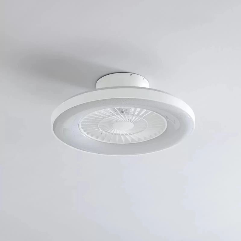 B-Ware Lindby Smart LED-Deckenventilator Paavo weiß leise Tuya Ventilator Gebläse S751