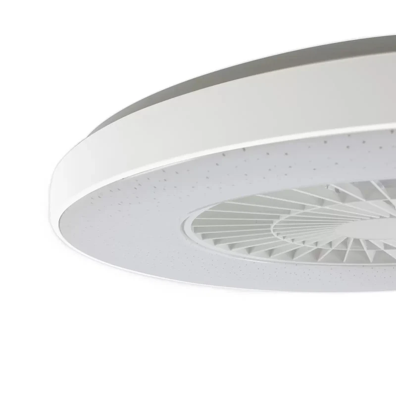 B-Ware Lindby Smart LED-Deckenventilator Paavo weiß leise Tuya Ventilator Gebläse S751