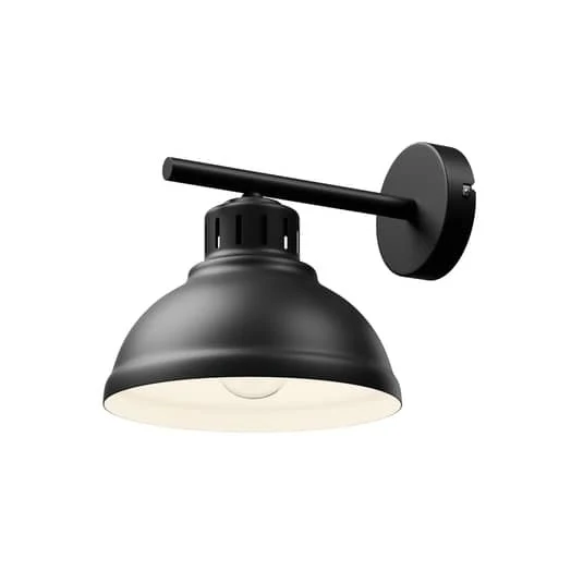 B-Ware Euluna Wandleuchte Sven Wandlampe Wandlicht Leuchte Lampe E27 einflammig schwarz