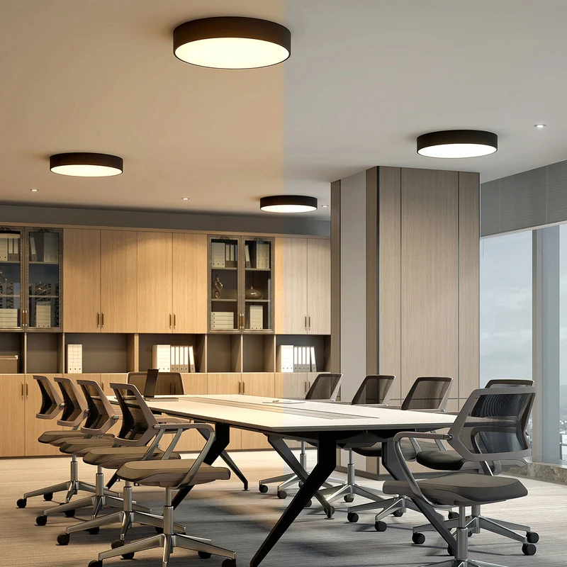 B-Ware Arcchio Deckenlampe Deckenleuchte LED Noabelle schwarz Lichtspender Metall 60 cm