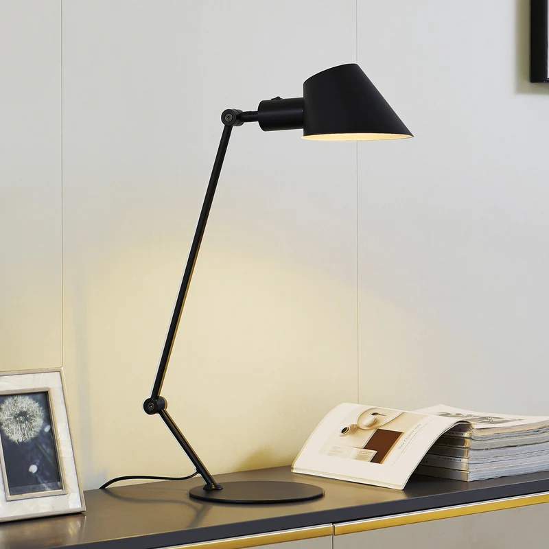 B-Ware Lindby Tischleuchte Corali schwarz Metall Höhe 64 cm Lampe Leuchte SIEHE TEXT