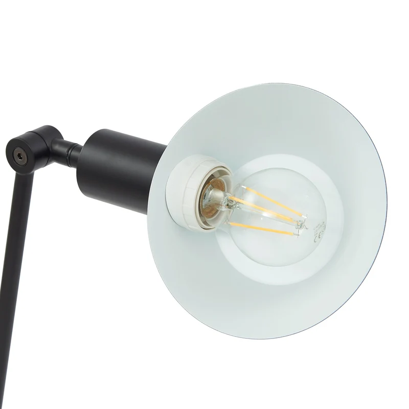 B-Ware Lindby Tischleuchte Corali schwarz Metall Höhe 64 cm Lampe Leuchte SIEHE TEXT