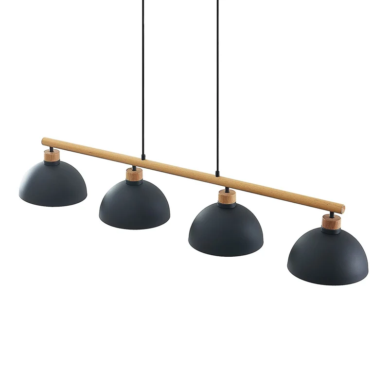 B-Ware Lindby Tirzana Hängeleuchte LED Pendelleuchte Deckenlampe Lampe Licht schwarz