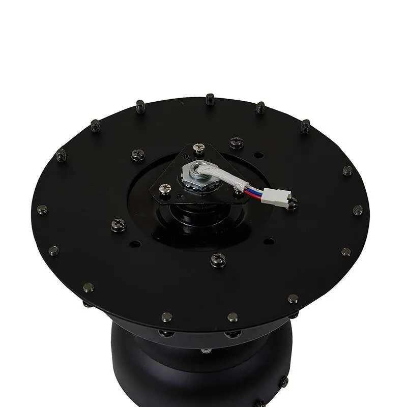 B-Ware Lucande LED-Deckenventilator Omendo, schwarz DC leise CCT Ventilator Gebläse