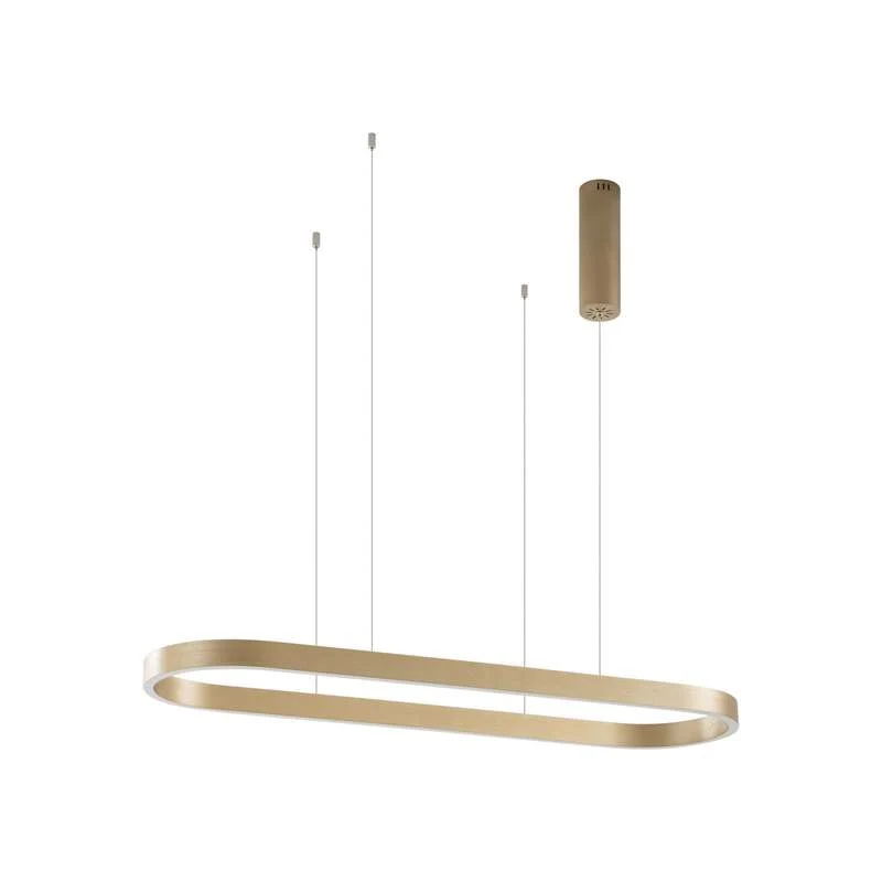 B-Ware Lucande LED Hängeleuchte Pendelleuchte Smart Melinay Gold WLAN Tuya Dimmbar186
