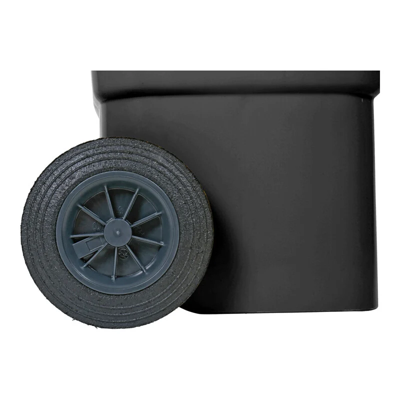 B-Ware STIER Müllgroßbehälter Abfallbehälter 80l grau UV-stabilisiert 445x520x939mm