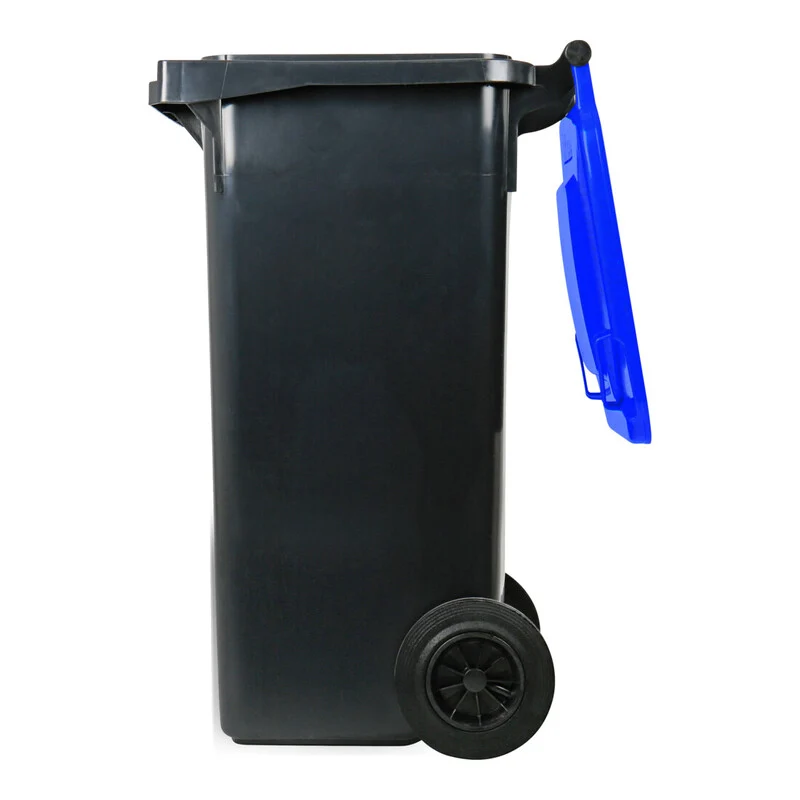 B-Ware STIER Müllgroßbehälter Abfallbehälter 80l grau UV-stabilisiert 445x520x939mm