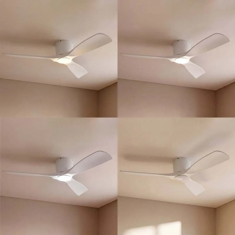 B-Ware Deckenventilator Ventilator Lampe LED Smart Lucande Moneno weiß WLAN Tuya App
