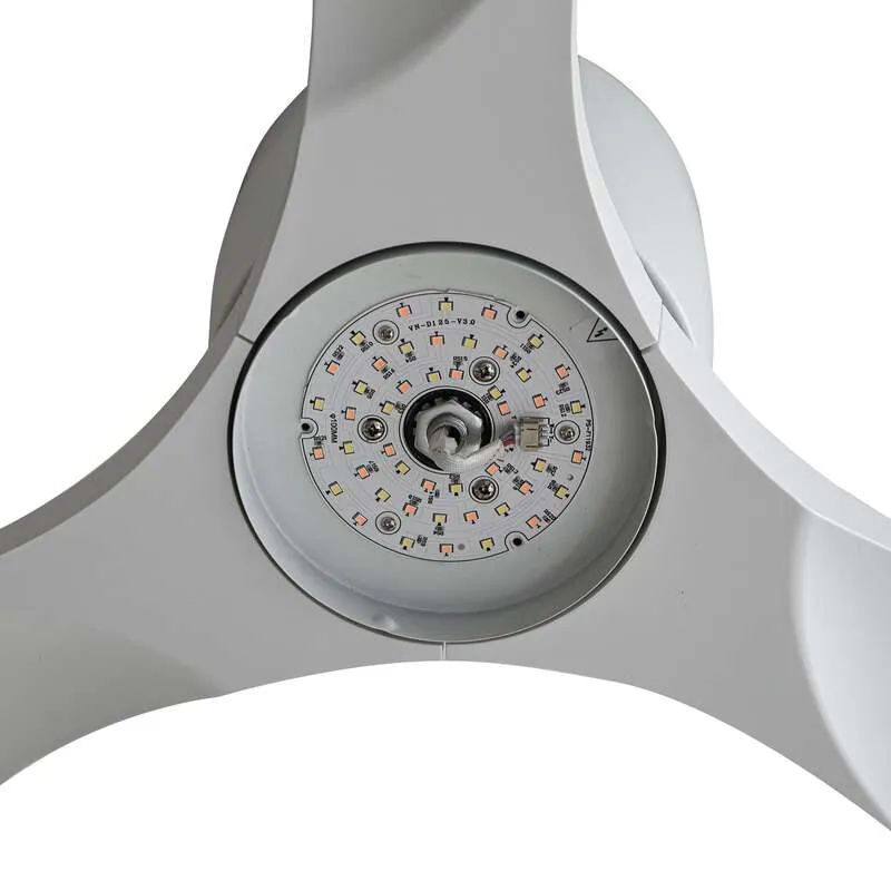 B-Ware Deckenventilator Ventilator Lampe LED Smart Lucande Moneno weiß WLAN Tuya App