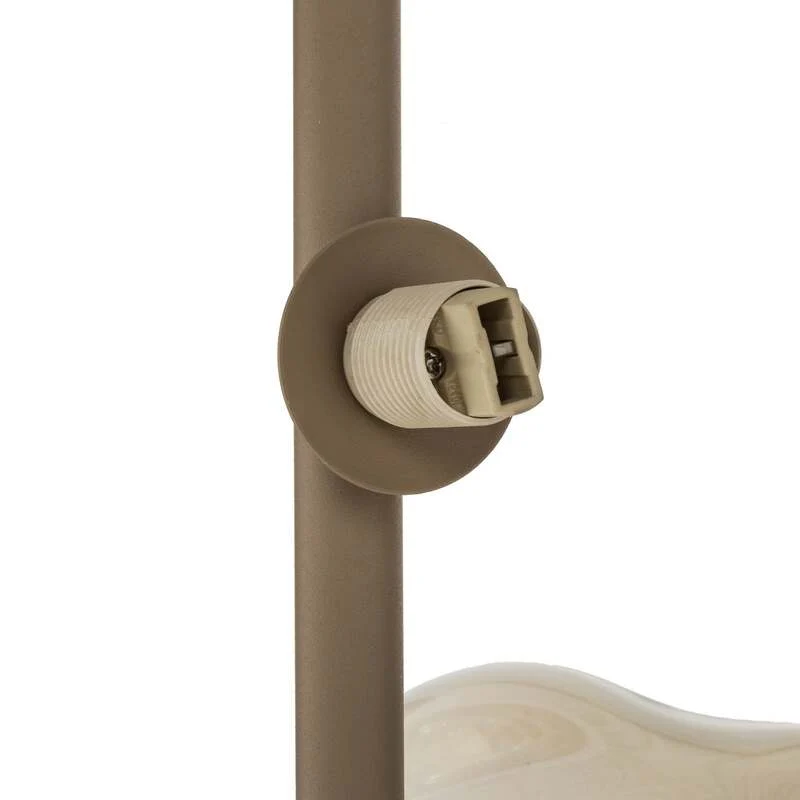 B-Ware TK Lighting Hängeleuchte Lava 3-flammig LED Pendelleuchte dimmbar cognac Ø29cm