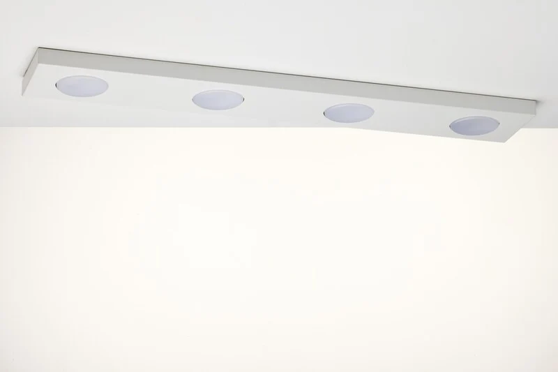 B-Ware Deckenleuchte Sigma HERO 4x GX53 LED Lampe moderne Leuchte weiß Ø75cm 41502