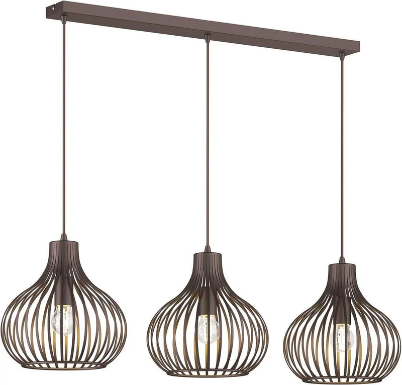 B-Ware Lindby Frances Hängeleuchte Deckenlampe Pendelleuchte Wohnzimmerlampe 3-fl. 208