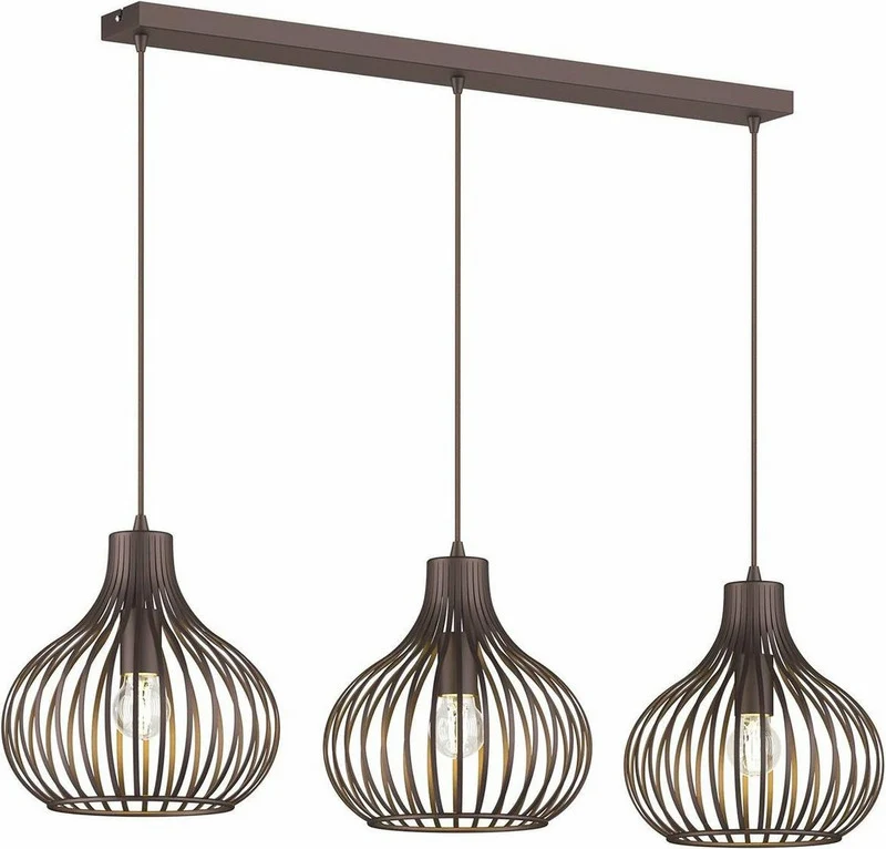 B-Ware Lindby Frances Hängeleuchte Deckenlampe Pendelleuchte Wohnzimmerlampe 3-fl. 208