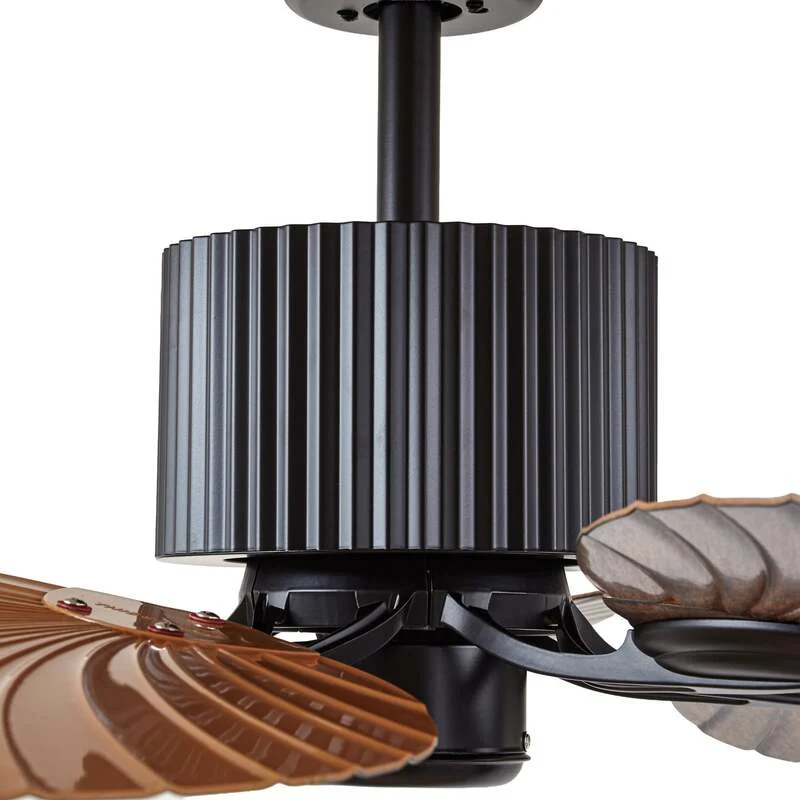 B-Ware Lucande Deckenventilator Silvaris Ø132cm Holzoptik DC leise mit Fernbedienung