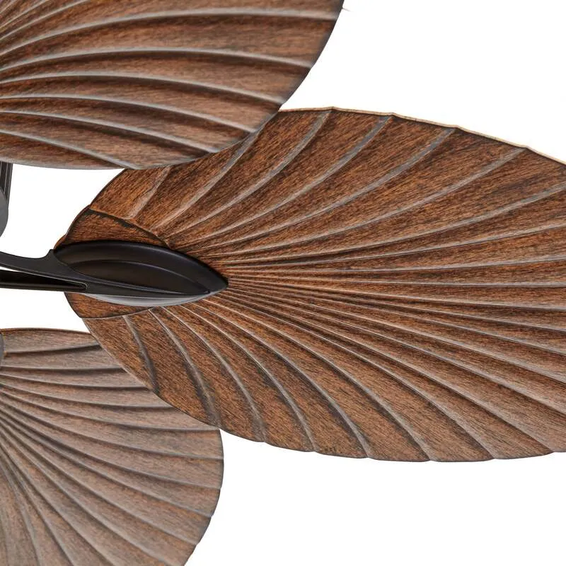 B-Ware Lucande Deckenventilator Silvaris Ø132cm Holzoptik DC leise mit Fernbedienung