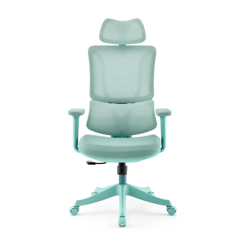 B-Ware MyBuero Drehstuhl Bürostuhl Stuhl Ergomy Colore Stoff 3D Netz Türkis Büro Office