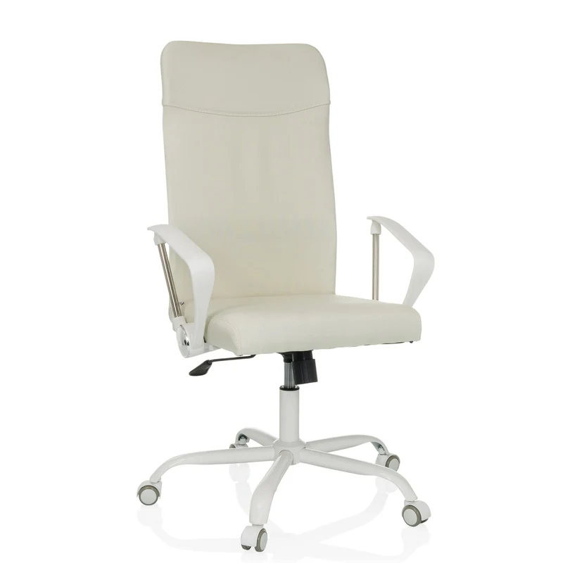 B-Ware hjh OFFICE Bürostuhl Drehstuhl Home Office STRYKA W Stoff Armlehnen Beige St207