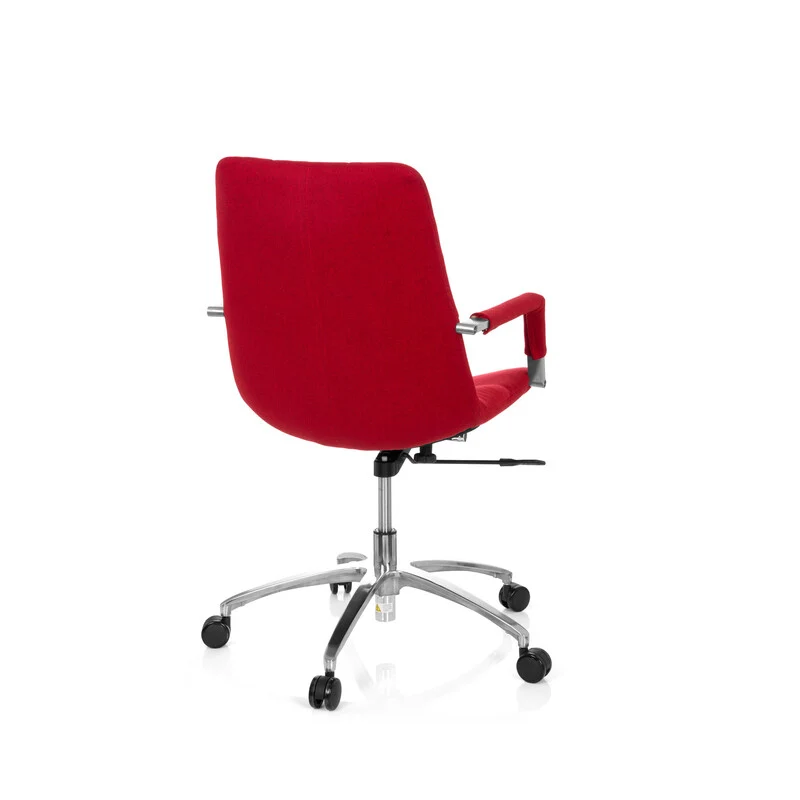 B-Ware hjh OFFICE Bürostuhl Drehstuhl SARANTO Stoff rot Stuhl Möbel Sessel Sitzmöbel